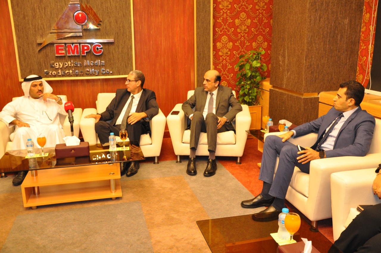 The Bahraini Minister of Information visits EMPC and praises its  Technical and Artistic capabilities